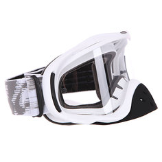 Маска для мотоспорта Oakley Crowbar Mx Matte White Speed Clear