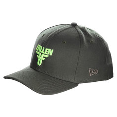 Бейсболка New Era Fallen Insignia Stretch Surp Green/Fluro Yellow