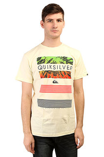 Футболка Quiksilver Classicteelinup Tees Transparent Yellow