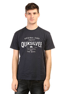 Футболка Quiksilver Clastegeeclaiit Tees Navy Blazer