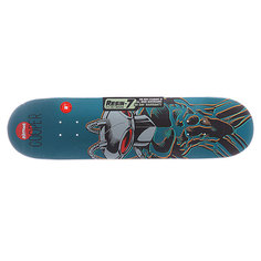 Дека для скейтборда для скейтборда Almost S5 Cooper Black Manta R7 Blue 31.6 x 8.0 (20.3 см)