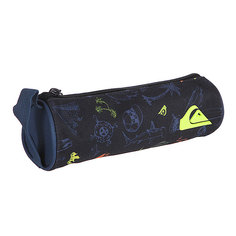 Пенал Quiksilver Pencil Print Backool Black