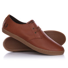 Кеды кроссовки низкие Fred Perry Byron Low Leather Tan