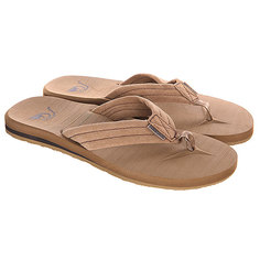 Шлепанцы Quiksilver Carver Suede Tan - Solid
