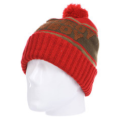 Шапка с помпоном Burton Pinto Beanie Corduroy Cowboy