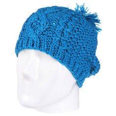 Шапка с помпоном женская Burton Wms Katie Joe Beanie Blue-Ray