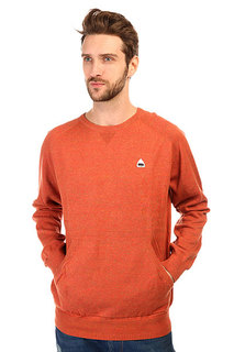 Толстовка свитшот Burton Mb Phoenix Swtr Red Clay Heather