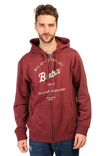 Толстовка классическая Burton Qlty Goods Fz Heather Oxblood