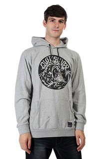 Толстовка кенгуру Quiksilver Beaten Light Grey Heather