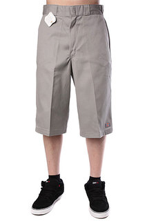 Классические мужские шорты Dickies 15 Work Short W/Cell Phone Pocket Silver Grey