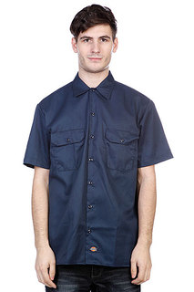 Рубашка Dickies Short Sleeve Workshirt Dark Navy