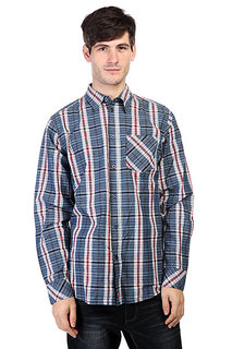 Рубашка в клетку Dickies Elberton Shirt Navy Blue