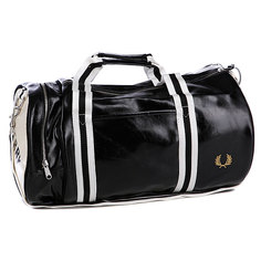 Сумка Fred Perry Classic Barrel Bag Black/Ecru