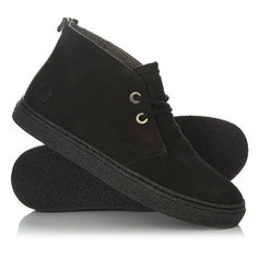 Кеды кроссовки высокие женские Fred Perry Henrietta Mid Suede Black