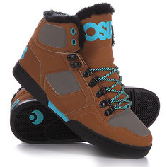 Кеды кроссовки высокие Osiris Nyc Shr Black/Grey