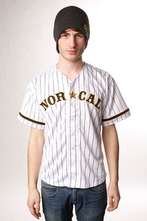 Рубашка Nor Cal Wild Pitch Baseball Jersey White/Black