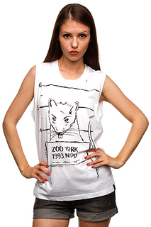 Футболка женская Zoo York Mug Shot Tank White