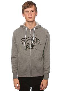 Толстовка Fallen Turf Zip Hood Heather Grey/Black