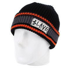 Шапка Slave Striped Black/Grey/Orange