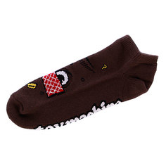 Носки низкие Toy Machine Poo Poo Head Ankle Brown