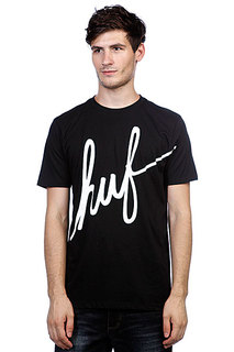 Футболка Huf Script Tee Black