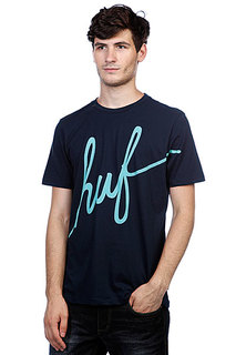 Футболка Huf Script Tee Navy