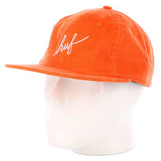 Бейсболка Huf Formless Script 6 Panel Orange