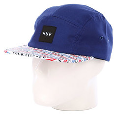 Бейсболка пятипанелька Huf Fuck It Volley Blue