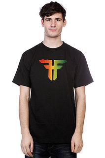 Футболка Fallen Trademark S/S Black/Rasta Fade