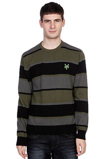 Джемпер Zoo York Striped Crew Sweater Black