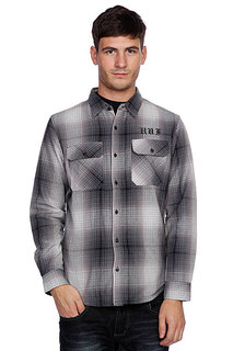 Рубашка утепленная Huf Alameda Quilted Premium Flannel Black/Charcoal