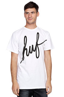 Футболка Huf Big Script White