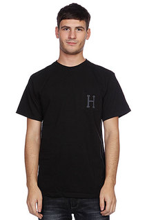 Футболка Huf Classic H Pocket Tee Black