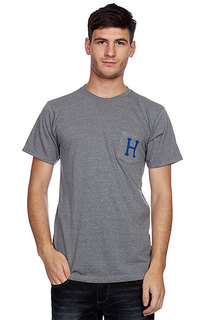 Футболка Huf Classic H Pocket Tee Gray Heather