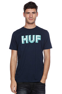 Футболка Huf Diction Tee Navy