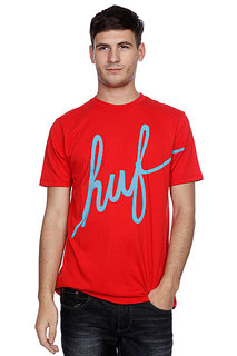 Футболка Huf Script Tee Red