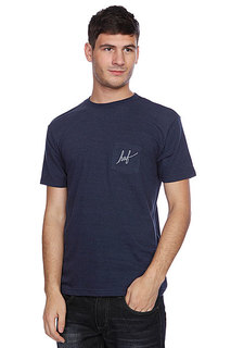 Футболка Huf Small Script Pocket Tee Navy