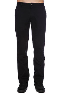 Штаны прямые Huf Fulton Chino Pant Black