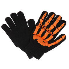Перчатки сноубордические Grenade Skull Black/Orange