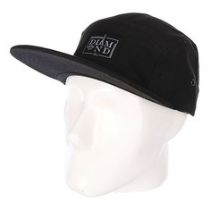 Бейсболка пятипанелька Diamond Paris 5 Panel Camp Hat Black