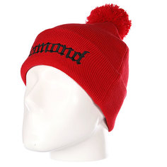 Шапка с помпоном Diamond Diamond4Life Fold Beanie Red