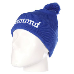 Шапка с помпоном Diamond Diamond4Life Fold Beanie Royal