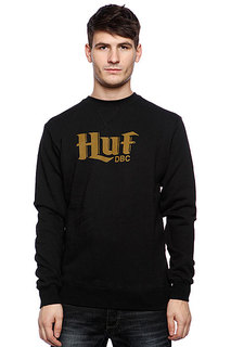 Толстовка Huf Authentic Crew Black