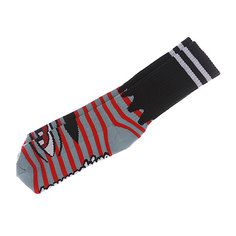 Носки средние Toy Machine Sect Eye Stripe Red/Grey Blue