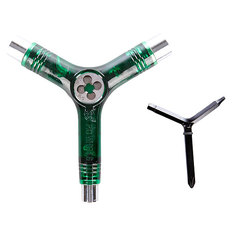 Ключ для скейтборда Pig Tool Clear Green