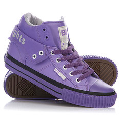 Кеды кроссовки высокие женские British Knights Roco Purple/Light Grey/Purple