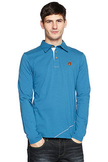 Поло Picture Organic Icon Long Sleeve Polo Blue Petrol