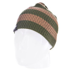 Шапка Fallen Buffalo Striped Knits Beanie Tan/Olive