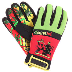 Перчатки сноубордические Grenade Bob Gnarly Glove Rasta/Red