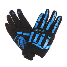 Перчатки детские Grenade Skull Shred Black/Blue